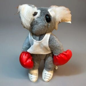 Koala Bear With Red Boxing Gloves Stuffed Animal Plush Carlington Australia 7.5”